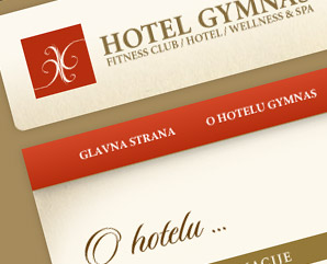 hotel gymnas - novi sad - webdesign - mindnever