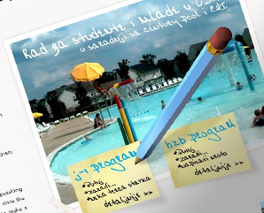 Studentske Avanture - webdesign
